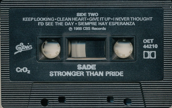 Sade – Stronger Than Pride (Used cassette)