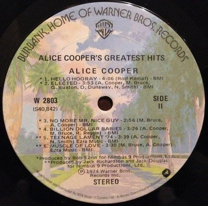 Alice Cooper – Alice Cooper's Greatest Hits (Used vinyl)