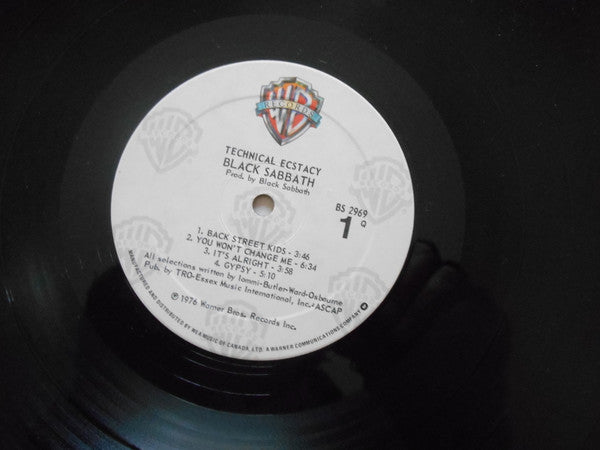 Black Sabbath – Technical Ecstasy (Used vinyl)