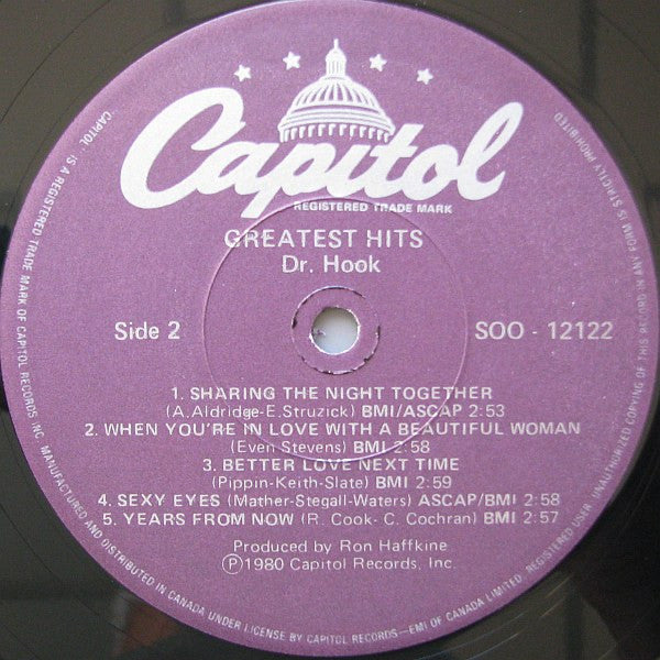 Dr. Hook – Greatest Hits (Used vinyl)
