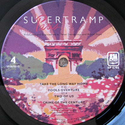 Supertramp – Paris (Used vinyl)