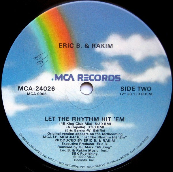 Eric B. & Rakim ‎– Let The Rhythm Hit 'Em (Used vinyl)