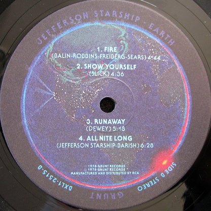Jefferson Starship – Earth (Used vinyl)