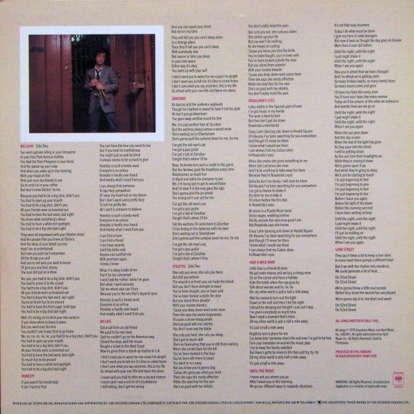 Billy Joel – 52nd Street (Used vinyl)