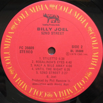 Billy Joel – 52nd Street (Used vinyl)