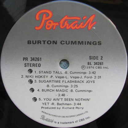 Burton Cummings – Burton Cummings (Used vinyl)