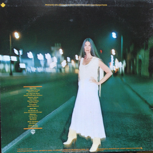 Emmylou Harris – Evangeline (Used vinyl)