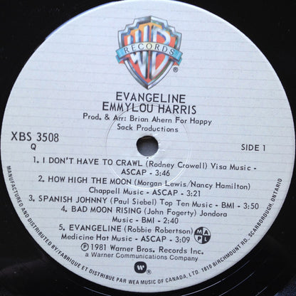 Emmylou Harris – Evangeline (Used vinyl)