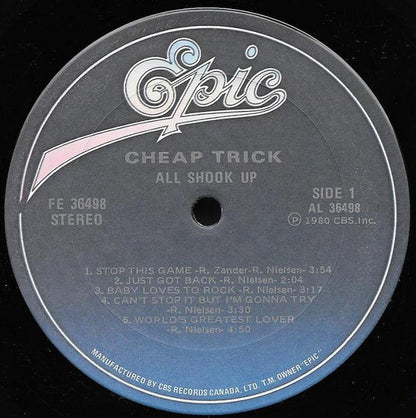 Cheap Trick – All Shook Up (Used vinyl)
