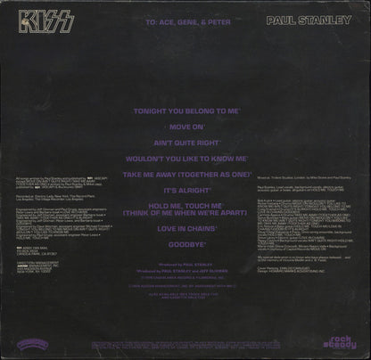 Kiss, Paul Stanley – Paul Stanley (Used vinyl)