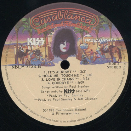 Kiss, Paul Stanley – Paul Stanley (Used vinyl)