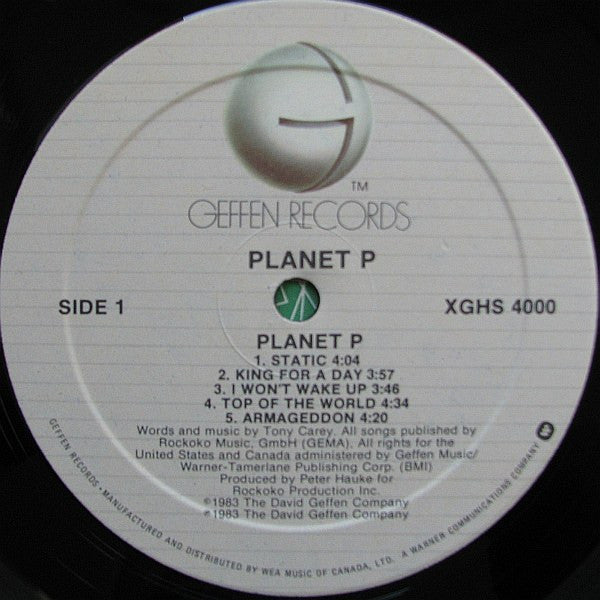Planet P – Planet P (Used vinyl)