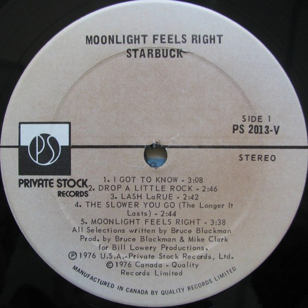 Starbuck – Moonlight Feels Right (Used vinyl)