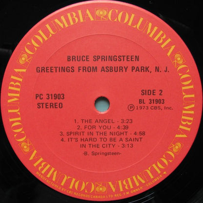 Bruce Springsteen – Greetings From Asbury Park, N.J. (Used vinyl)