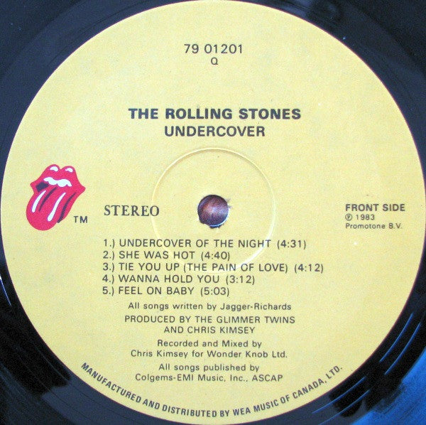 The Rolling Stones – Undercover (Used vinyl)