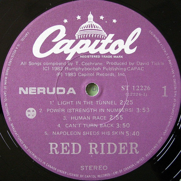 Red Rider – Neruda (Used vinyl)