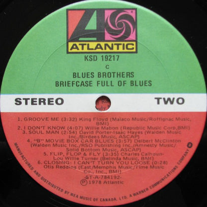 The Blues Brothers ‎– Briefcase Full Of Blues (Used vinyl)