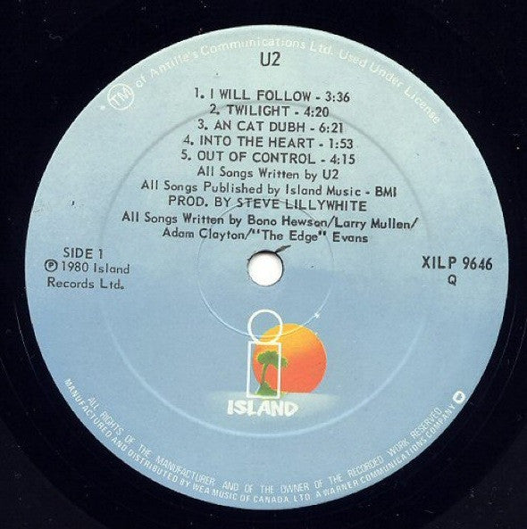 U2 – Boy (Used vinyl)