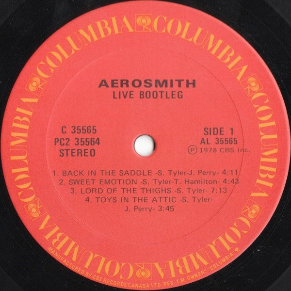 Aerosmith – Live! Bootleg (Used vinyl)