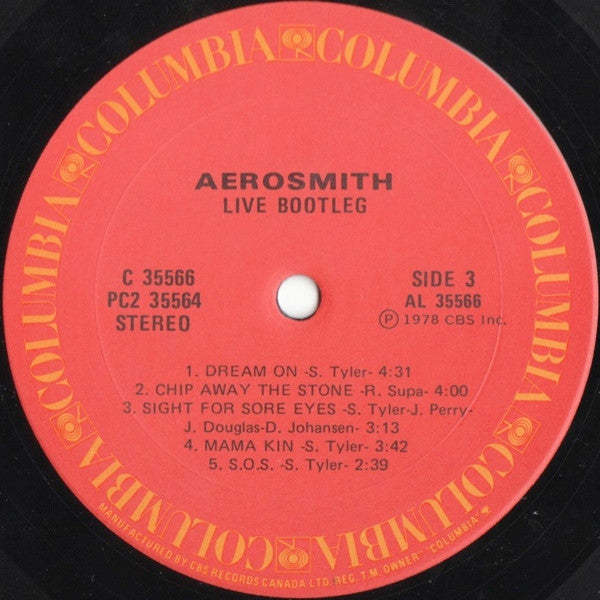 Aerosmith – Live! Bootleg (Used vinyl)
