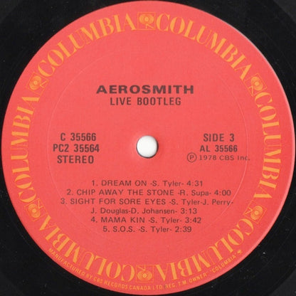 Aerosmith – Live! Bootleg (Used vinyl)