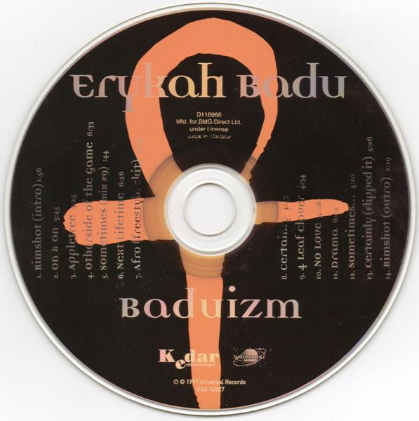 Erykah Badu – Baduizm (Used CD)