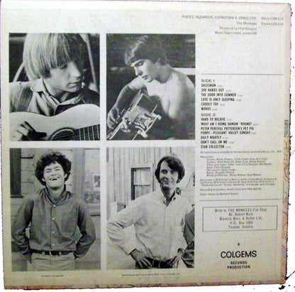 The Monkees – Pisces, Aquarius, Capricorn & Jones Ltd. (Used vinyl)