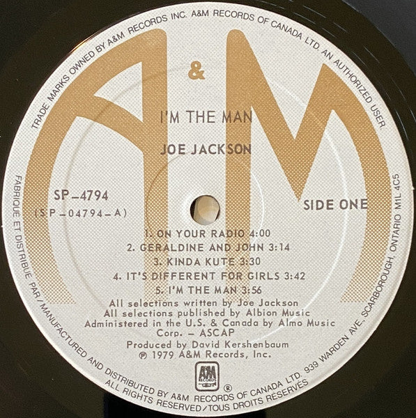 Joe Jackson – I'm The Man (Used vinyl)