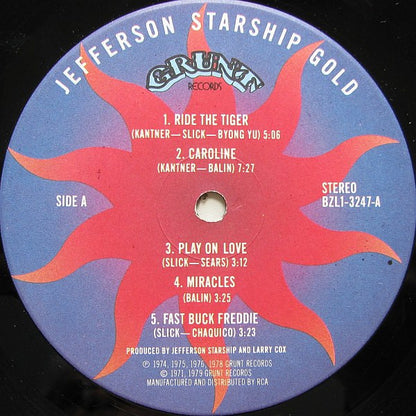 Jefferson Starship – Gold (Used vinyl)