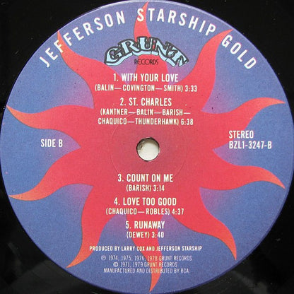 Jefferson Starship – Gold (Used vinyl)