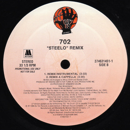 702 – Steelo (Remix) (Used vinyl)
