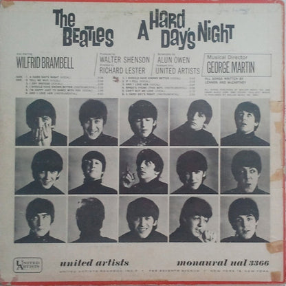 The Beatles – A Hard Day's Night (Original Motion Picture Sound Track) (Used vinyl)