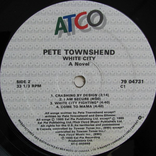 Pete Townshend – White City (A Novel) (Used vinyl) (Copy)