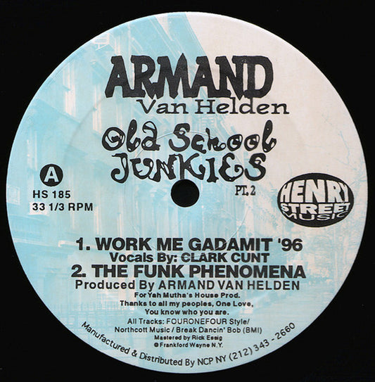 Armand Van Helden – Old School Junkies Pt. 2 (Used vinyl)