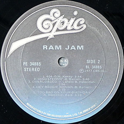 Ram Jam – Ram Jam (Used vinyl)