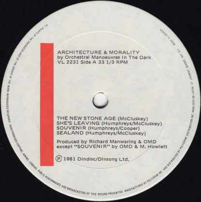 Orchestral Manoeuvres In The Dark – Architecture & Morality (Used vinyl)