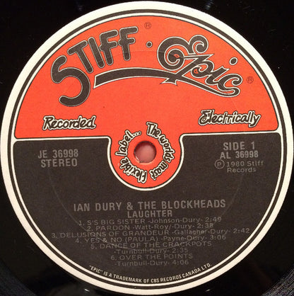 Ian Dury And The Blockheads – Laughter (Used vinyl)