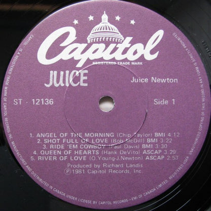 Juice Newton – Juice (Used vinyl)