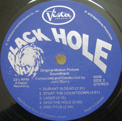 John Barry – The Black Hole (Original Motion Picture Soundtrack) (Used vinyl)