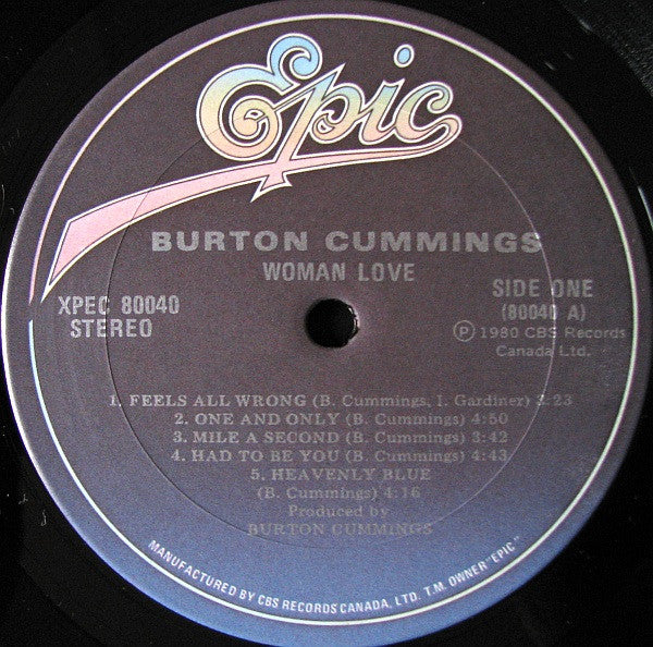Burton Cummings – Woman Love (Used vinyl)