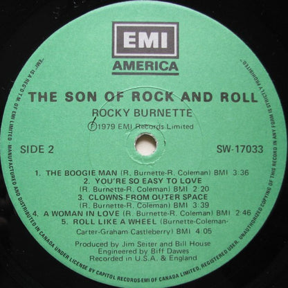 Rocky Burnette – The Son Of Rock And Roll (Used vinyl)