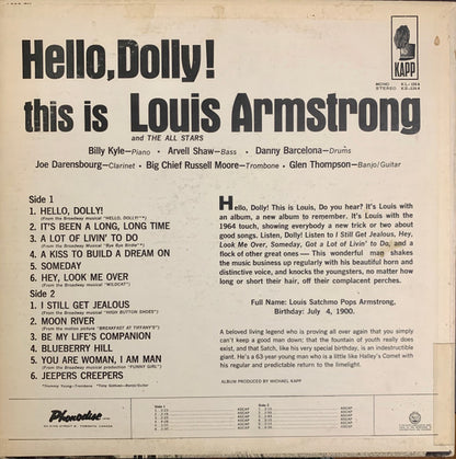 Louis Armstrong – Hello, Dolly! (Used vinyl)
