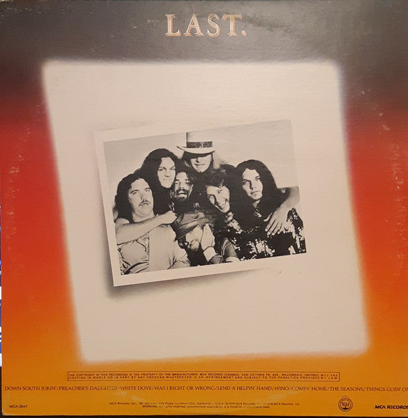 Lynyrd Skynyrd – Skynyrd's First And... Last (Used vinyl)