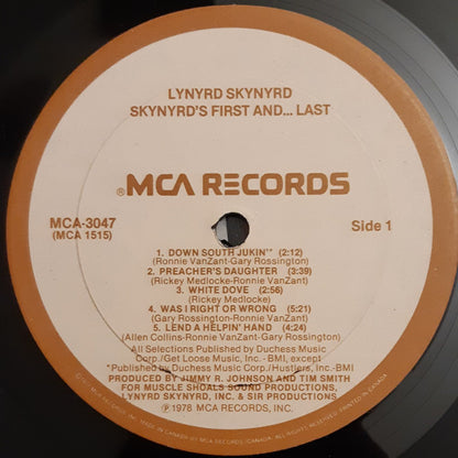 Lynyrd Skynyrd – Skynyrd's First And... Last (Used vinyl)
