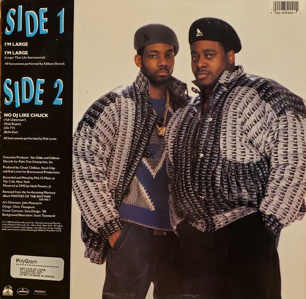 D.J. Chuck Chillout & Kool Chip ‎– I'm Large (Used vinyl)