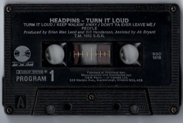 Headpins – Turn It Loud (Used cassette)