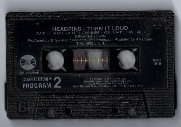 Headpins – Turn It Loud (Used cassette)