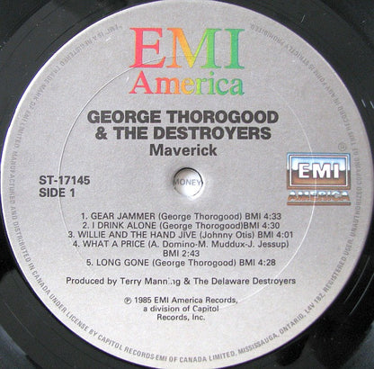 George Thorogood & The Destroyers – Maverick (Used vinyl)