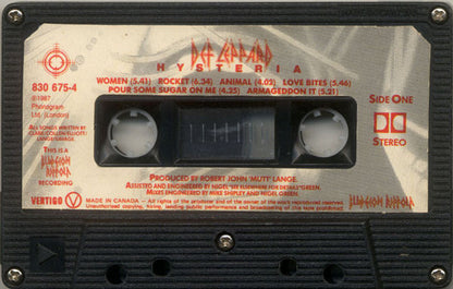Def Leppard – Hysteria (Used cassette)