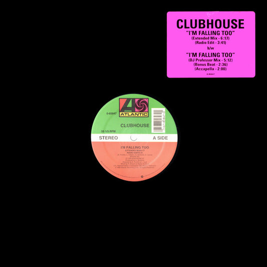 ClubHouse – I'm Falling Too (Used vinyl)